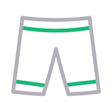 pantolon ince renk çizgisi vektör simgesi