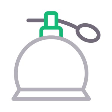 parfüm ince renk çizgisi vektör simgesi