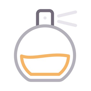 koku ince renk çizgisi vektör simgesi