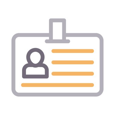 rozet ince renk çizgisi vektör simgesi