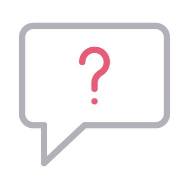 kabarcık ince renk çizgisi vektör simgesi yardım