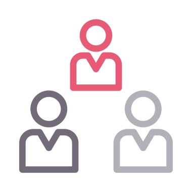 takım ince renk çizgisi vektör simgesi