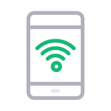 hot spot ince renk çizgisi vektör simgesi