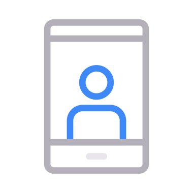 giriş ince renk çizgisi vektör simgesi