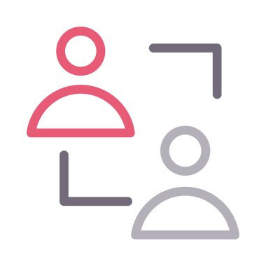 ince renk çizgisi vektör simgesini değiştirme