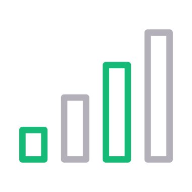 grafik ince renk çizgisi vektör simgesi