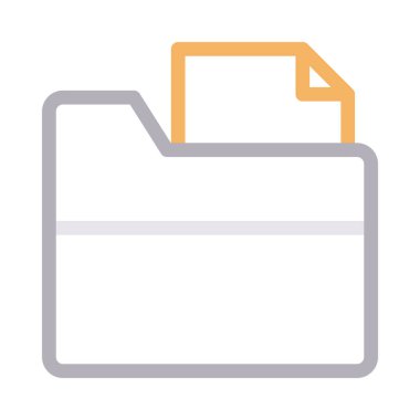 dizin ince renk çizgisi vektör simgesi