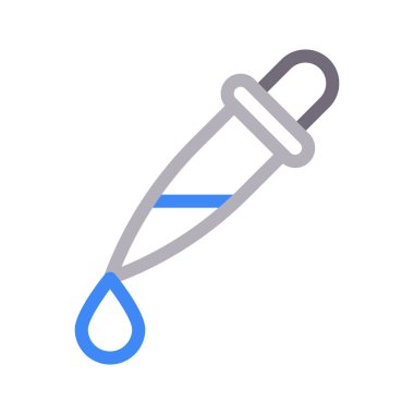 damlalık ince renk çizgisi vektör simgesi