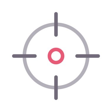 netleme ince renk çizgisi vektör simgesi