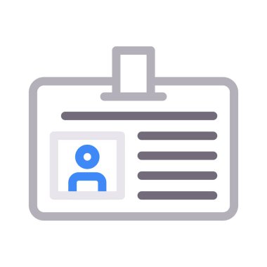 rozet ince renk çizgisi vektör simgesi