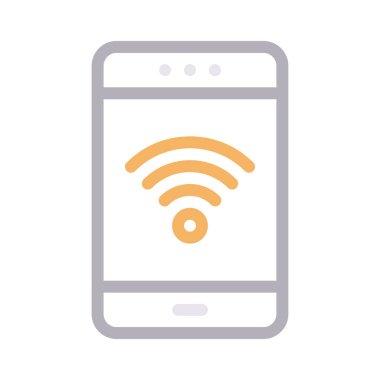 hot spot ince renk çizgisi vektör simgesi 