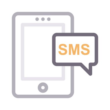 metin ince renk çizgisi vektör simgesi