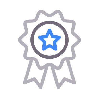 başarı ince renk çizgisi vektör simgesi