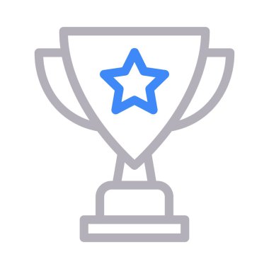 ödül ince renk çizgisi vektör simgesi