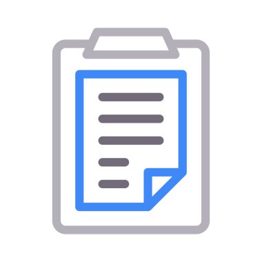 belge ince renk çizgisi vektör simgesi