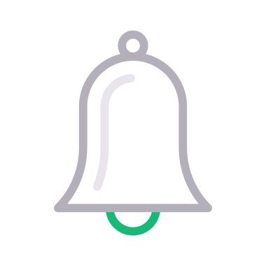  çan ince renk çizgisi vektör simgesi