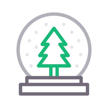 kar küreince renk çizgisi vektör simgesi