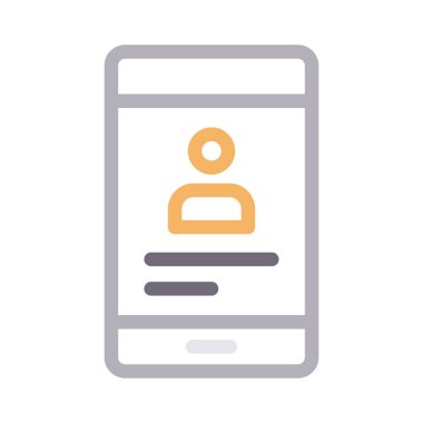 giriş ince renk çizgisi vektör simgesi