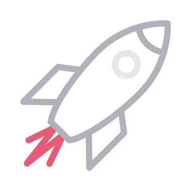 ince renk çizgisi vektör simgesini artırma