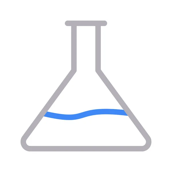 烧杯薄色线矢量图标 — 图库矢量图片