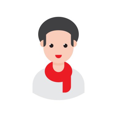 boy glyph düz vektör simgesi