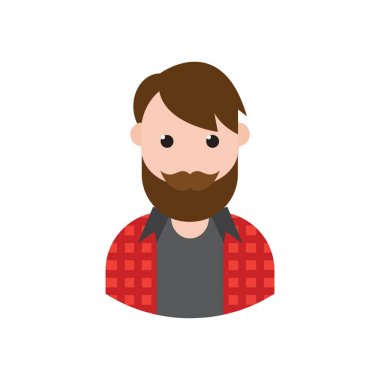 model glyph düz vektör simgesi