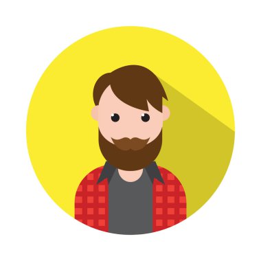 model glyph düz vektör simgesi