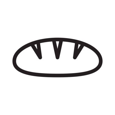 somun ince çizgi vektör simgesi