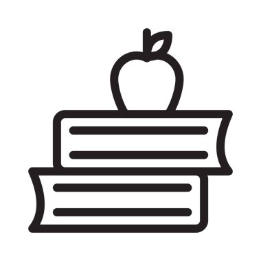 uygulama kitap ince çizgi vektör simgesi