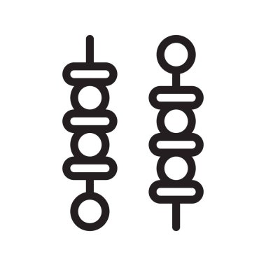 skimmer ince çizgi vektör simgesi