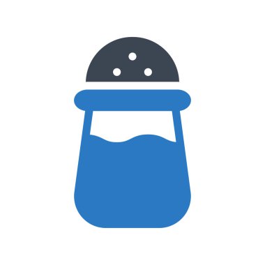 tuzluk glyph renk vektör simgesi