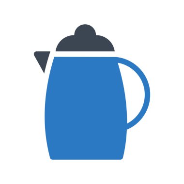 sürahi glyph renk vektör simgesi