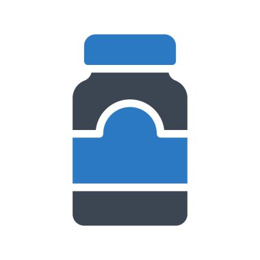 bal kavanoz glyph renk vektör simgesi