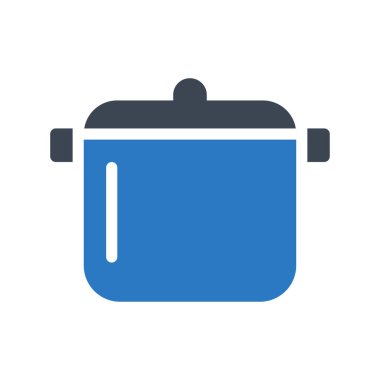 tencere glyph renk vektör simgesi