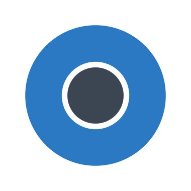 plaka glyph renk vektör simgesi