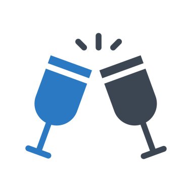 içecekler glyph renk vektör simgesi