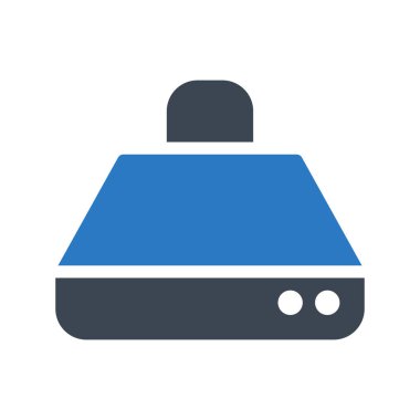 başlık glyph renk vektör simgesi