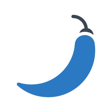 chili glyph renk vektör simgesi