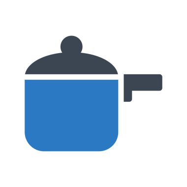 tencere glyph renk vektör simgesi