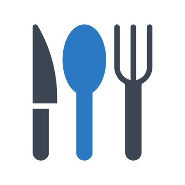 mutfak gereçleri glyph renk vektör simgesi