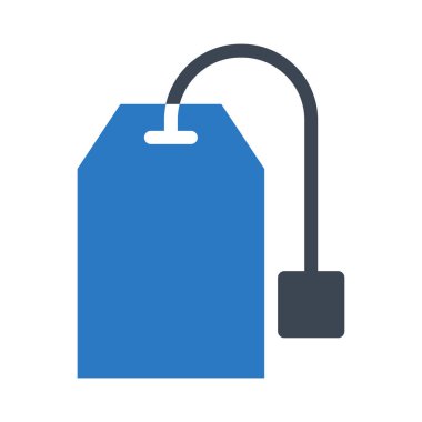 teabag glyph renk vektör simgesi