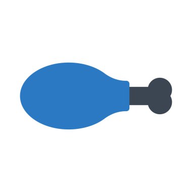 bacak parçası glyph renk vektör simgesi