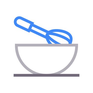 karıştırıcı ince renk çizgisi vektör simgesi