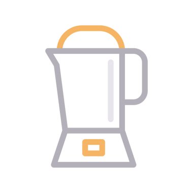 juicer ince renk çizgisi vektör simgesi