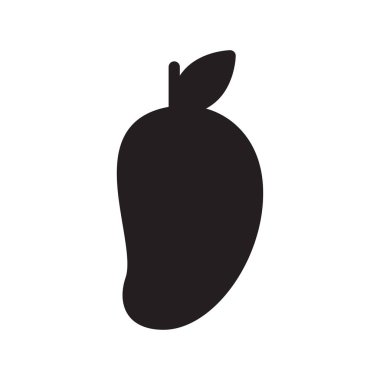 mango glyph düz vektör simgesi