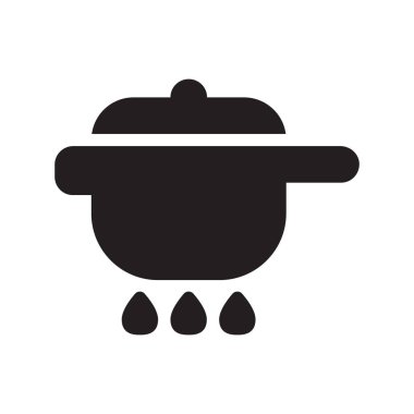 Düz simge vektör pişirme