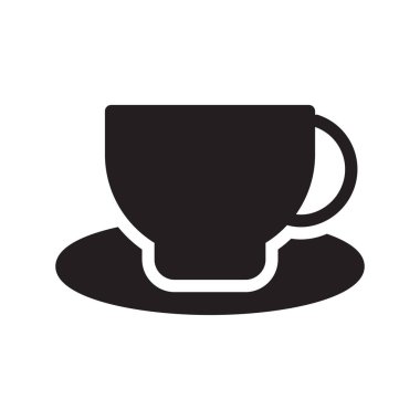 Düz simge vektör çay