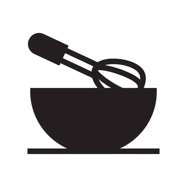 Mixer Glyph Platte Vector Pictogram — Stockvector