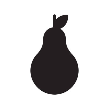 armut glyph düz vektör simgesi