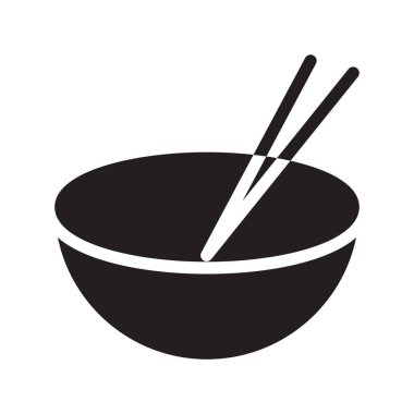 kase glyph düz vektör simgesi